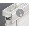 20 pcs 2-1/8 inch Hidden Channel Valance Clips for Horizontal