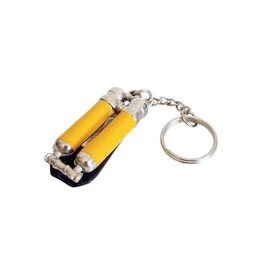 Odenwälder Lebensmittel Metal Fire Brigade Key Ring, Robust Metal Pendant with Multiple Fire Brigade Motifs, Ideal for Men and Boys, multicoloured