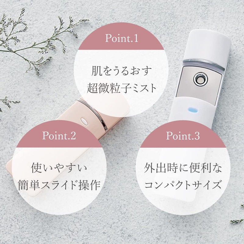 Festino SMHB-013 FESTINO Charging Facial Handy Mist (White)