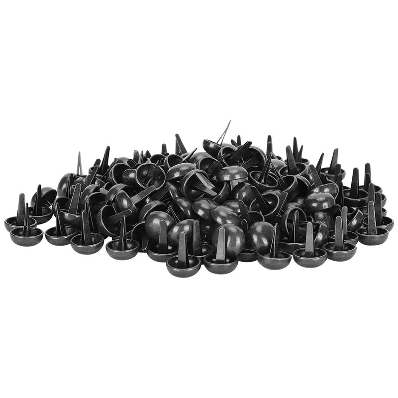 200Pcs Feet Pin Mushroom Shaped Tapered Stud 15mm Hardware Fitting