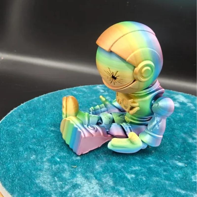 Astronaut Skeleton 3D Printed - Designed by Flexi Factory -