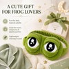 3D Frog Sleep Mask, Funny Cute Frog Eye Mask, Soft