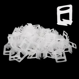 WOPPLXY Pack of 500 Tile Levelling System 1.5 mm, Plastic Tile Laying Aid, Levelling System Tiles for Tiles Height 6-15 mm (500 Pull Tabs, 1.5 mm)