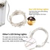 2PCS LED Fairy Lights 16ft 50 LED Twinkle String Lights