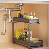 MEICCIPLUS Pull Out Under Sink Organizer, 2 Tier Slide Out