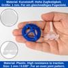 Tile Levelling System, 200 Piece Set, for 1 mm Joint