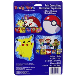 Pokemon Designware Print Decorations (4 Different Designs)