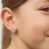 TRWWELL Cute Rose Gold Initial T Unicorn Hypoallergenic Stud Earrings