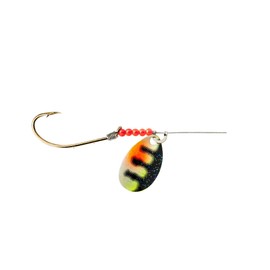 Little Joe Red Devil Heart-of-Steel Spinner Rig Fishing Lure, Perfect for Live Bait Fishing for Northern Pike, 302 Snell, Perch