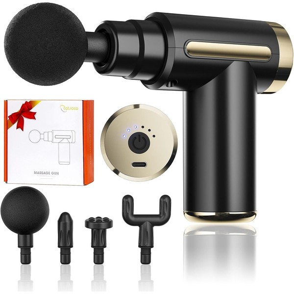 cotsoco Mini Massage Gun,Cordless Handheld Deep Tissue Muscle Massager 6