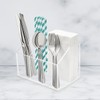 Utensil Holder Silverware Caddy Countertop Cutlery Organizer For Napkins Flatware