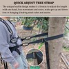 Huntury Linemans Belt For Hunting, Tree Climbing Strap, Adjust Length