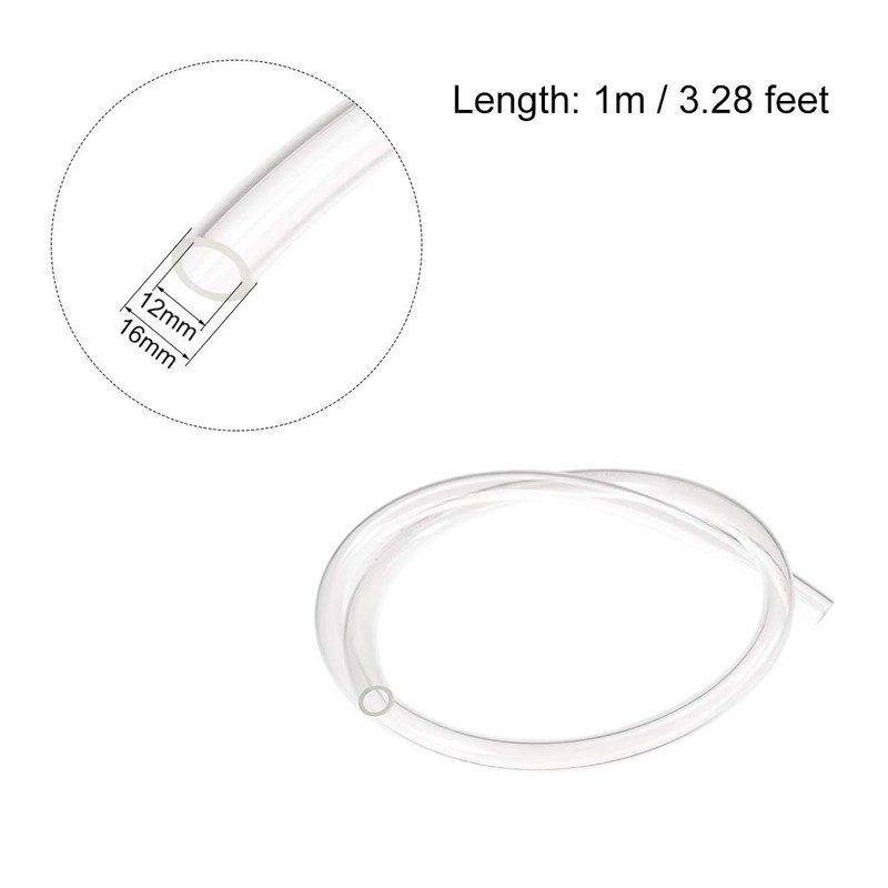 TA-VIGOR Pneumatic Air Tubing, 16mm OD x 12mm ID 1