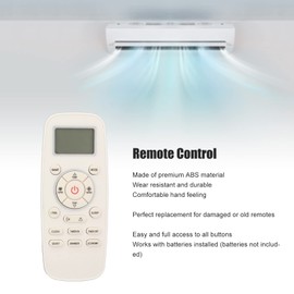 MUNEFE Air Conditir Remote, Universal AC Remote Control, Remote Control for Air Conditioner, Suitable for Controlling Your Refrigeration System