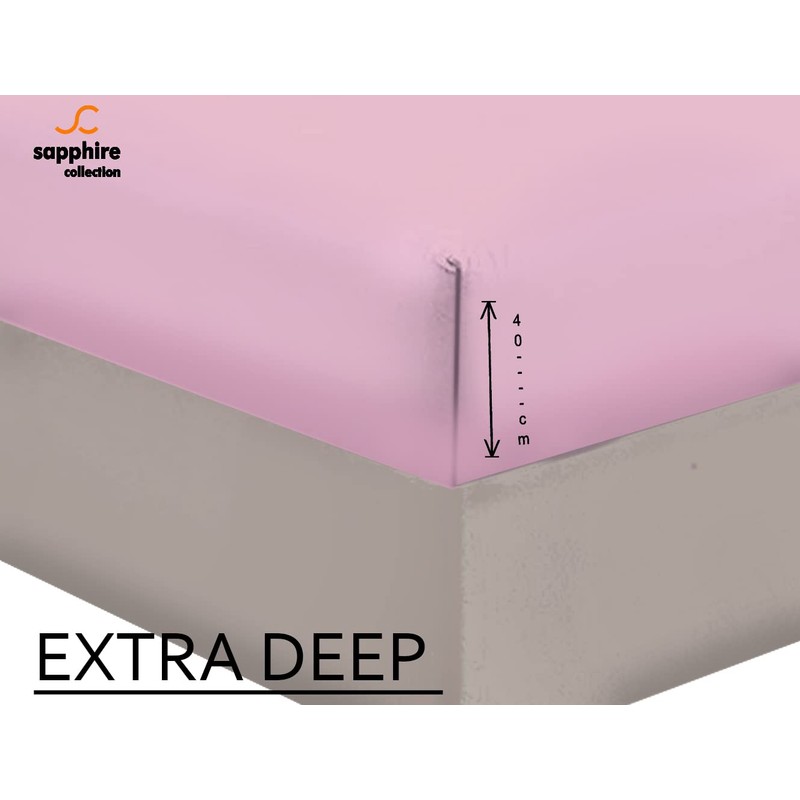 Extra Deep Bedding 100% Extra deep Fitted Sheets 16" 40CM