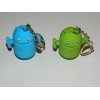 Pair Android Robot Style Keychain Blue LED Eyes Cool Sound