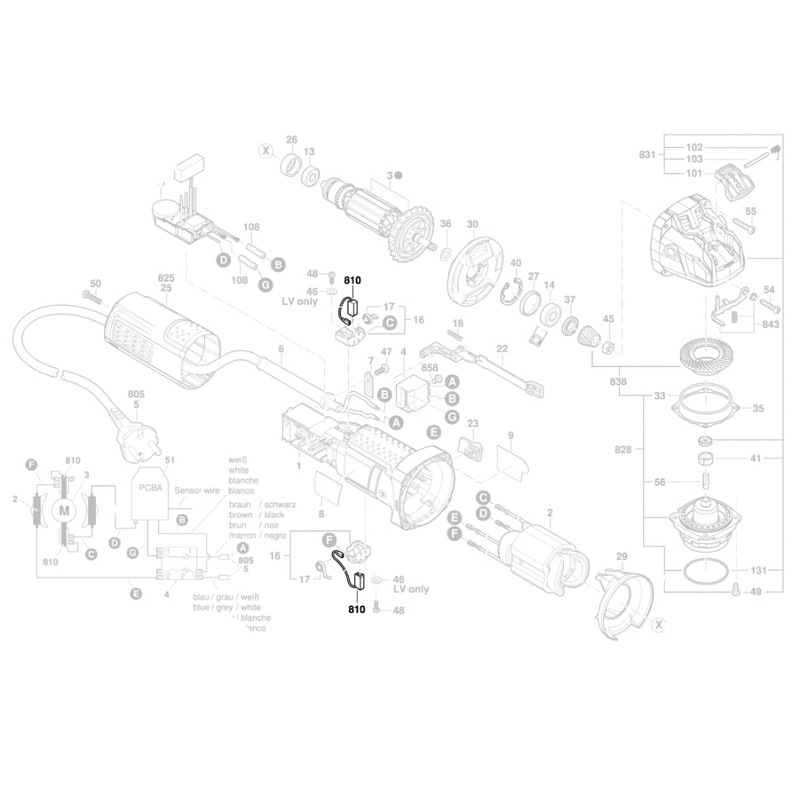 BOSCH Carbon Brush 1619P11715