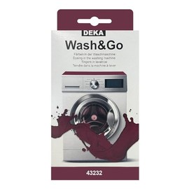 DEKA Washing Machine Paint Wash & Go for 500 g Fabric - Bordo