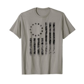 Betsy Ross Flag 1776 American Pride 13 Stars T-Shirt