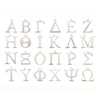 Spritewelry 24Pcs Greek Alphabet Charms Letter A-Z 304 Stainless Steel