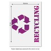 Recycling Sign Stencil - Recycle Symbol Stencil Temlate - 17