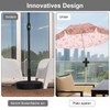 GFUEIGJ Parasol Holder Balcony Railing Clampable Umbrella Holder Balcony Railing