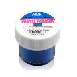 1/4 Ounce Blue - Pastel Acrylic Powder by Sassi for Beautiful Nails