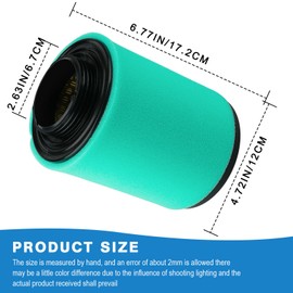 Yerbay Air Filter for Can-Am Outlander MAX 450/500/570/650/800/800R/850/1000/1000R efi 707800371