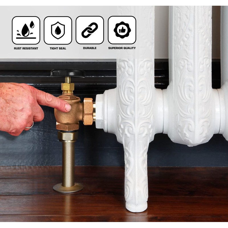 Midline Valve 6I934-5 Steam Radiator Valve; Air Vent Temperature Control;