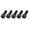 POSH 900615-K1 Motorcycle Supplies, Cap Bolts, Stainless Steel, Black, 5