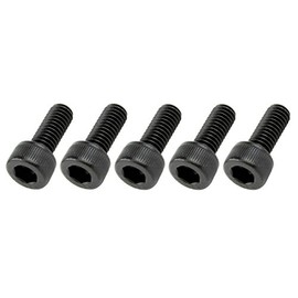 POSH 900615-K1 Motorcycle Supplies, Cap Bolts, Stainless Steel, Black, 5 Pieces