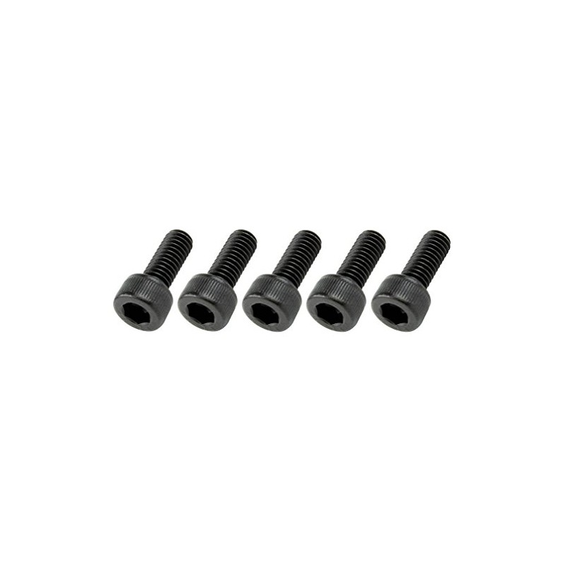 POSH 900615-K1 Motorcycle Supplies, Cap Bolts, Stainless Steel, Black, 5