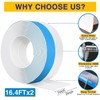 Weather Stripping 32.8FT(L) x 2in(W) Under Door Draft Blocker Silicone