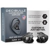 Decibullz - Custom Molded Earplugs, 31dB Highest NRR, Comfortable Hearing