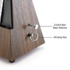 Theodore Wooden Mechanical Metronome - Classic Pyramid Style - Ideal