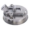 Amarine Made 2" Flush Pull Slam Latch Stainless Steel Round