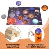 BLAZPATH Wooden Solar System Puzzle for Kids 3-5 Montessori Planet