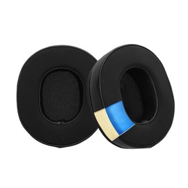 kwmobile Replacement Ear Pads Compatible with OneOdio A70 / A71 (Set of 2) - Cooling Gel Earpads - Black