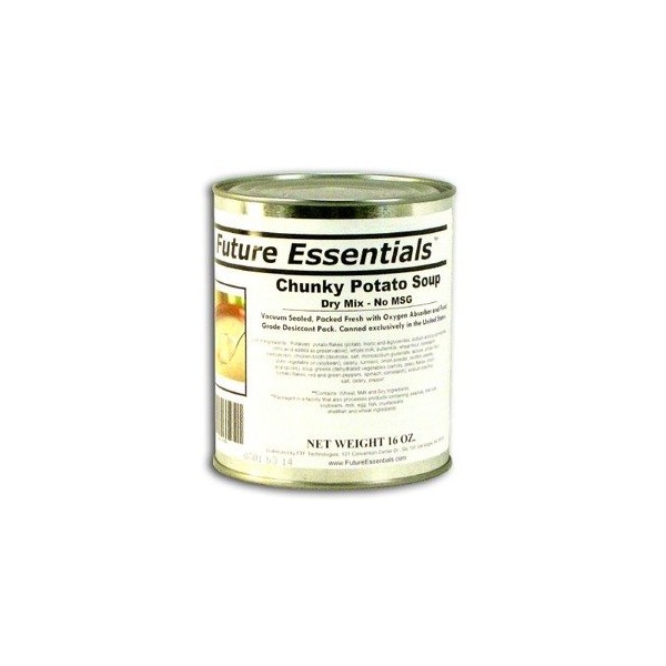 1 Can of Future Essentials Canned Chunky Potato Soup Dry Mix