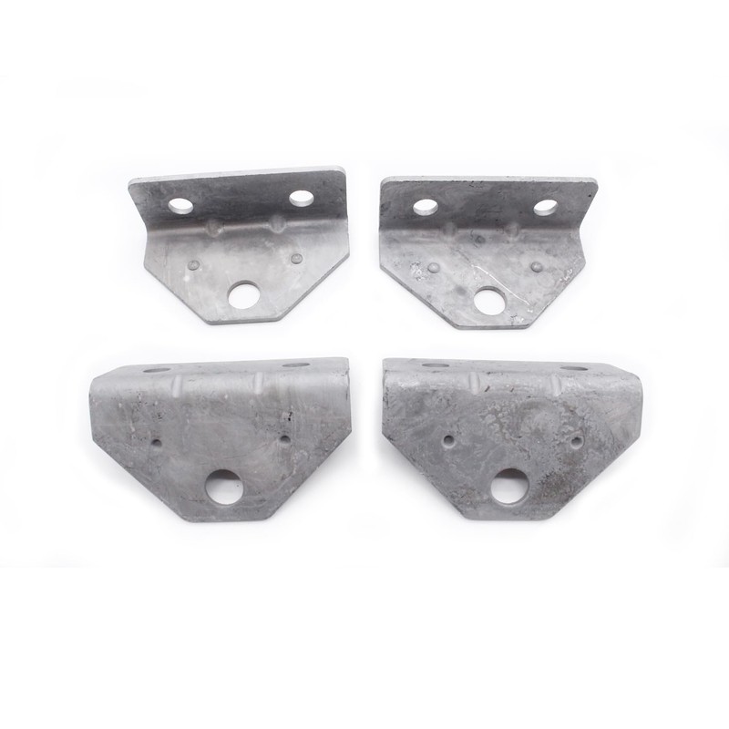 4 x 8 Galvanized Swivel Bunk Bracket Kit Compatible for