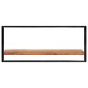 Casafoyer Wall Shelves 2 pcs 31.5"x9.8"x13.8" Solid Wood Acacia and