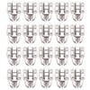 20Pack Metal Duckbilled Box Hasp Lock Toggle Latch Catch for