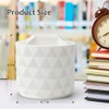 360-Degree Rotating Desk Organizer with Diamond Pattern