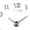 3D Number Large Wall Clock Silent Simple Fashionable Decorative Numeral