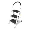 BIG RED 3 Step Ladder: Ergonomic Folding Stool with Anti-Slip