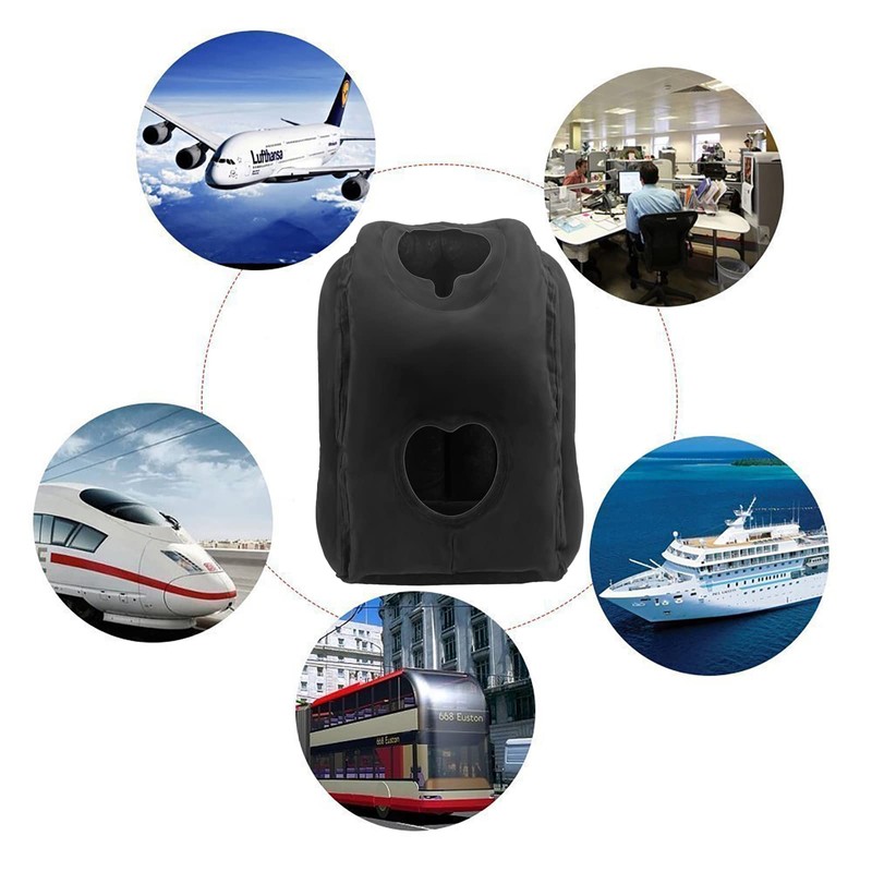 vapesoon Travel Pillow Support Headrest Portable Inflatable Travel Pillow for
