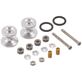 GP418 Double Aluminum Rollers w/Rubber Rings (13-12mm)