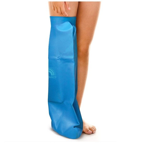 BLOCCS Waterproof Cast Cover for Kids Leg - #CFL77-S - Child Full Leg - (Small)