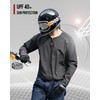 IRON JIA'S Motorcycle Jacket Windproof Liner, Water-Repellent, UPF 40+ Sun