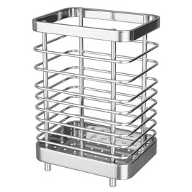 MAXCOOK Kitchen Utensil Drying Rack,304 Stainless Steel Chopsticks Spoon Fork Knife Drainer Basket Flatware Storage Drainer, Dish Drainer for Kitchen Counter